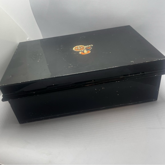 Vintage metal black box with handles - Picture 4 of 11